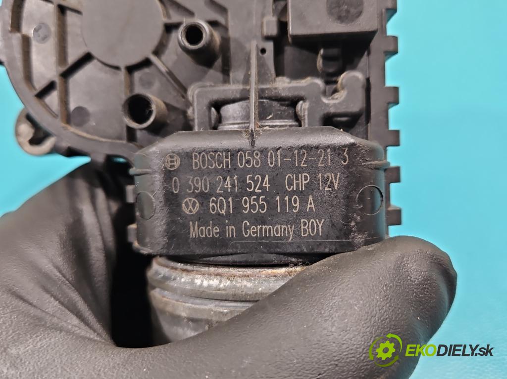 Vw Polo IV 9N 2001-2009 1.4 TDI 75 hp manual 55 kW 1422 cm3 3- motor stěračů přední 0390241524
