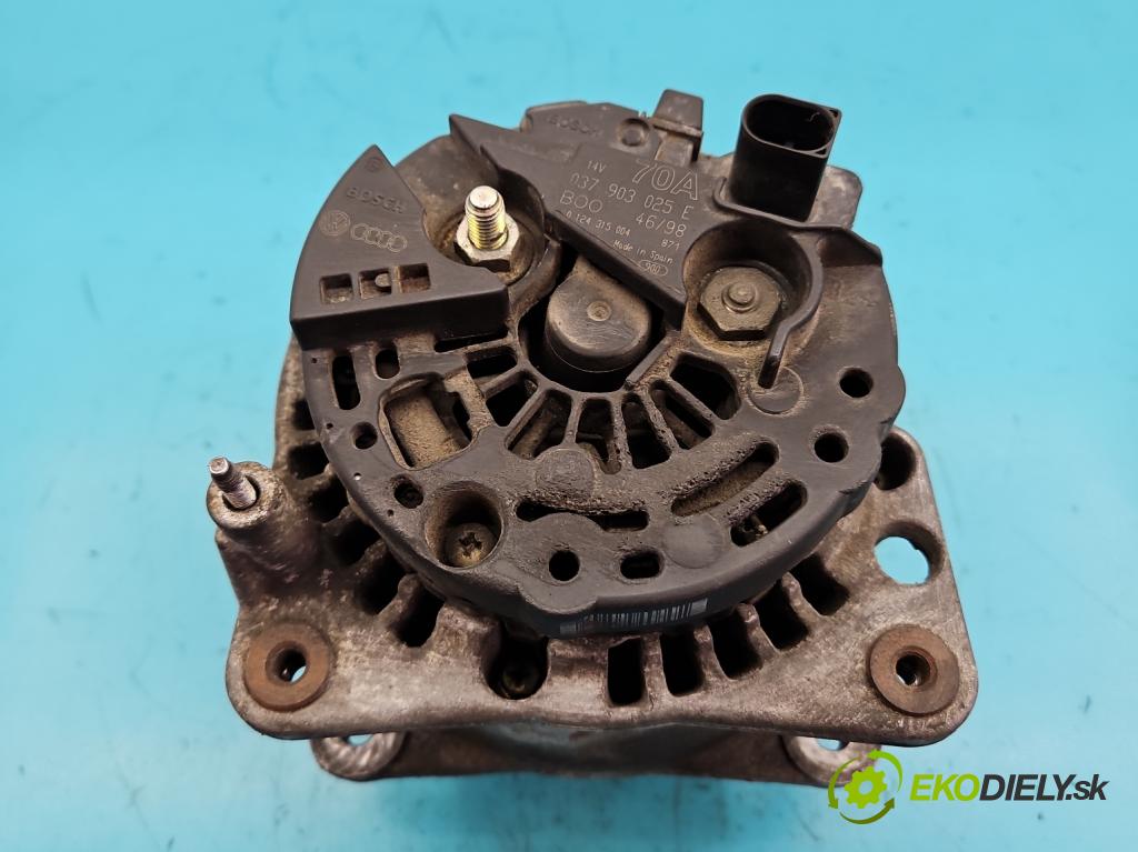 Vw Golf IV 1997-2003 1.4b: 75 HP manual 55 kW 1390 cm3 5- Alternator 037903025E (Alternátory)