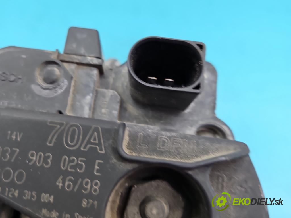 Vw Golf IV 1997-2003 1.4b: 75 HP manual 55 kW 1390 cm3 5- Alternator 037903025E (Alternátory)