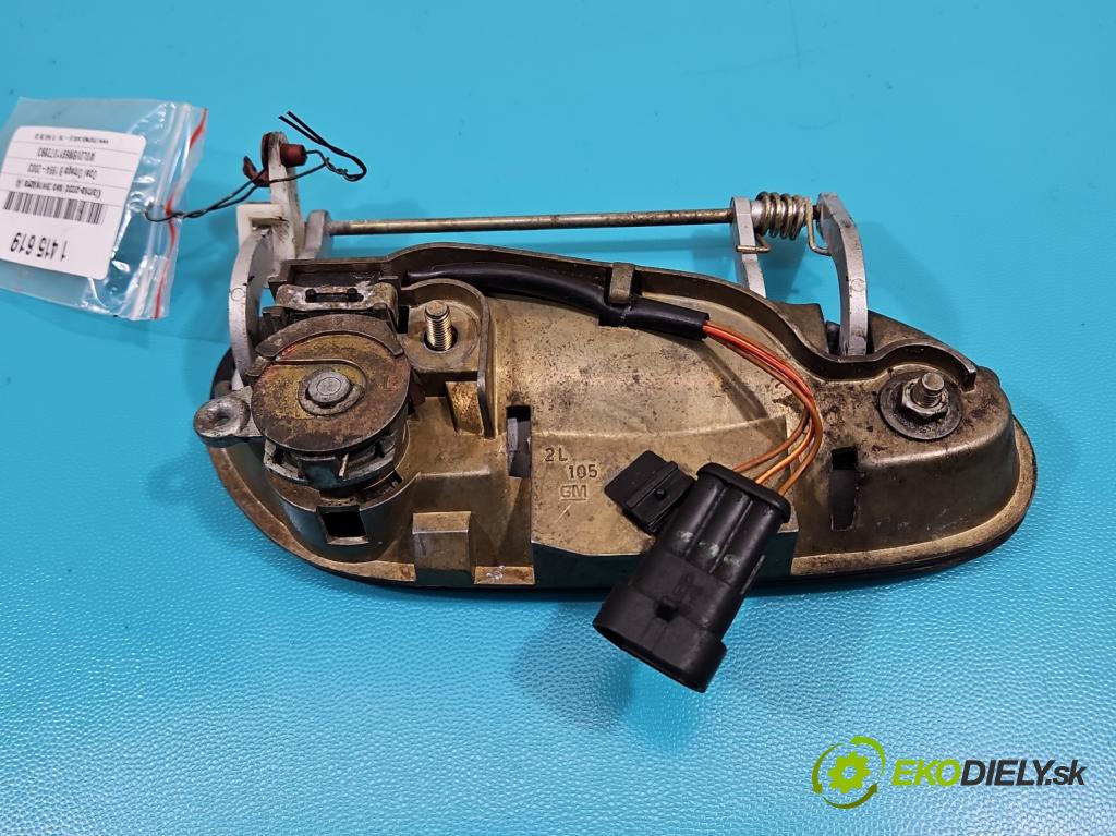 Opel Omega B 1994-2003 2.0 16V 116 HP manual 85 kW 1998 cm3 4- rukoväť predné ľavé mimo:  (Vonkajšie predné ľavé)