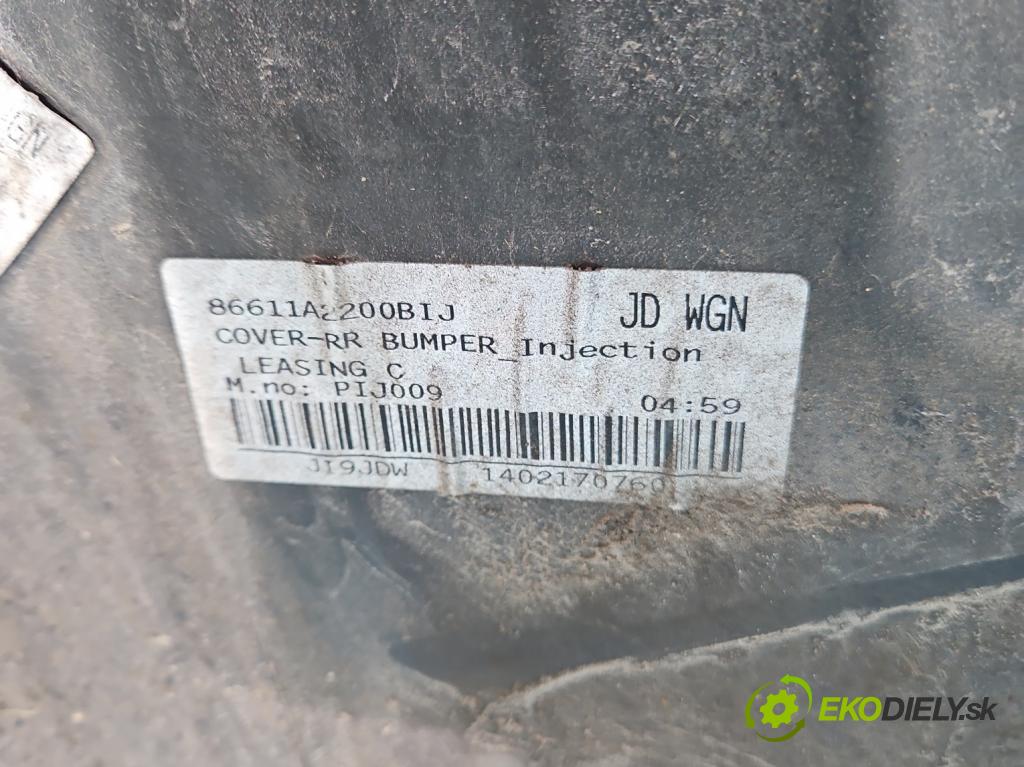 Kia Ceed II 2012-2018 1.6 CRDI D4FB 110 HP manual 81 kW 1582 cm3 5- nárazník zadné 86611A2200 (Kľučka dverí ostatné)
