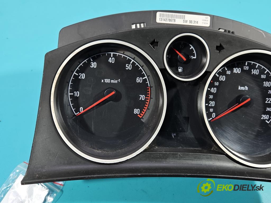 Opel Astra III 2004-2014 1.8 16V 125 HP manual 92 kW 1796 cm3 5- prístrojovka/ budíky 13142786TB (Prístrojové dosky, displeje)