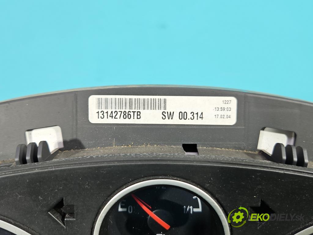 Opel Astra III 2004-2014 1.8 16V 125 HP manual 92 kW 1796 cm3 5- prístrojovka/ budíky 13142786TB (Prístrojové dosky, displeje)