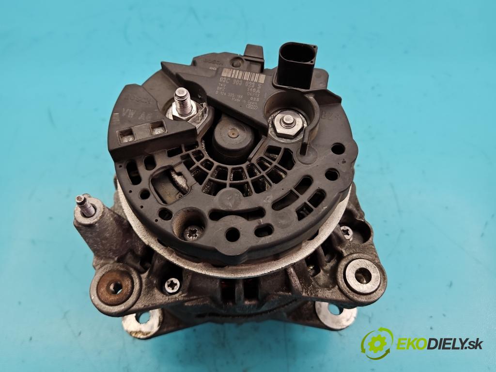 Vw Touran I 2003-2015 1.4 tsi 140 HP manual 103 kW 1390 cm3 5- Alternator 03C903023S (Alternátory)
