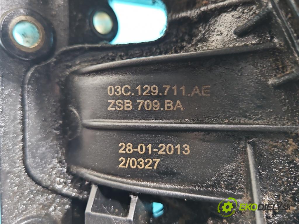 Vw Touran I 2003-2015 1.4 tsi 140 HP manual 103 kW 1390 cm3 5- zvod nasávací 03C129711AE (Sacie potrubia)