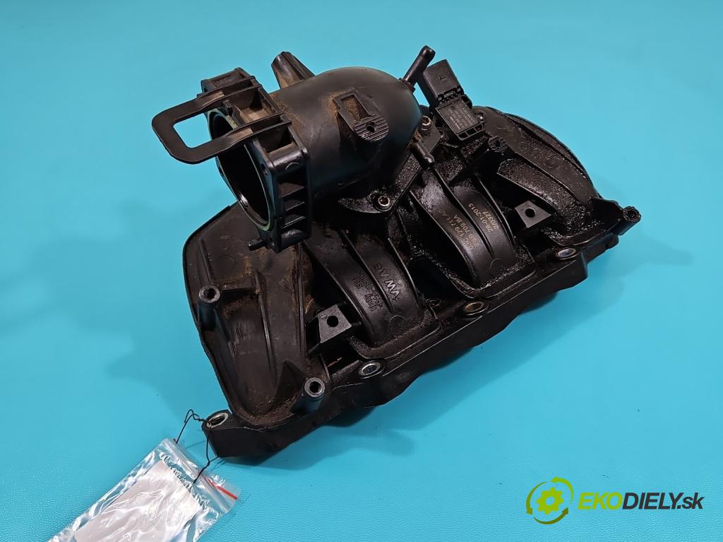 Vw Touran I 2003-2015 1.4 tsi 140 HP manual 103 kW 1390 cm3 5- zvod nasávací 03C129711AE (Sacie potrubia)