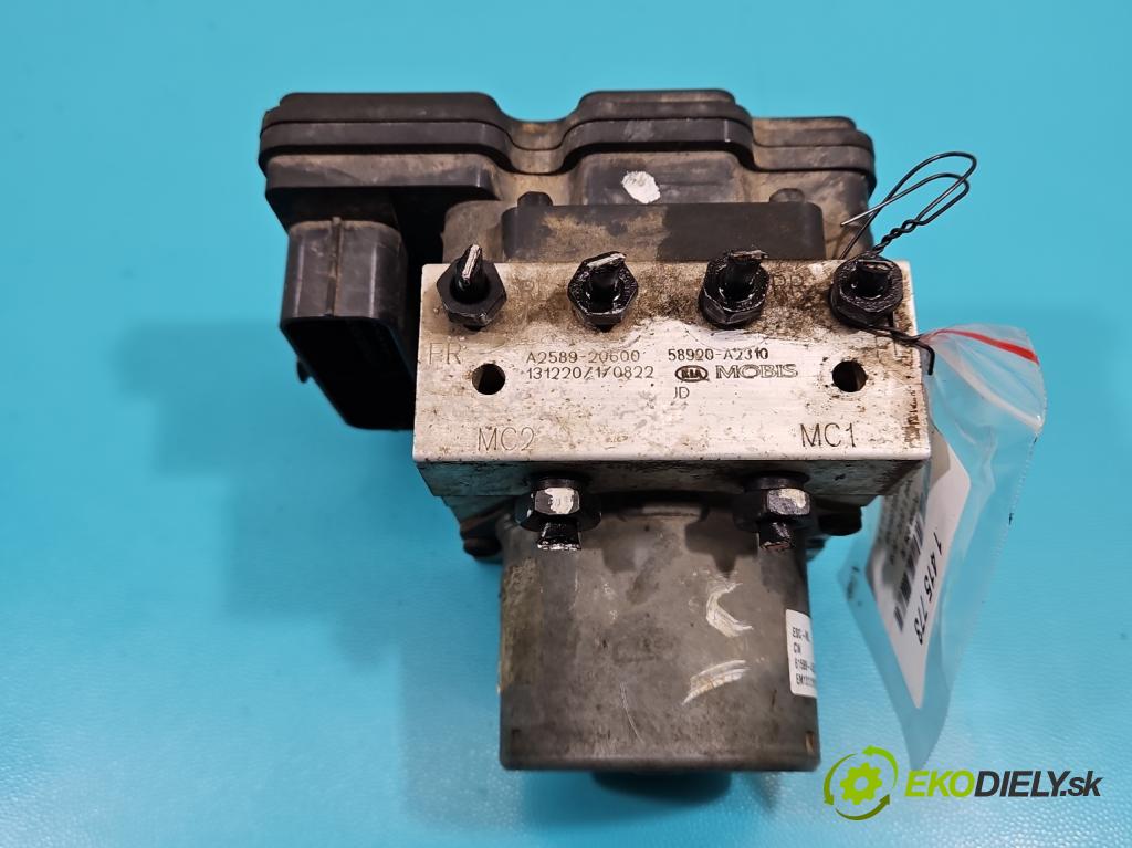 Kia Ceed II 2012-2018 1.6 CRDI 110 HP manual 81 kW 1582 cm3 5- čerpadlo abs A2589-20600 (Pumpy ABS)