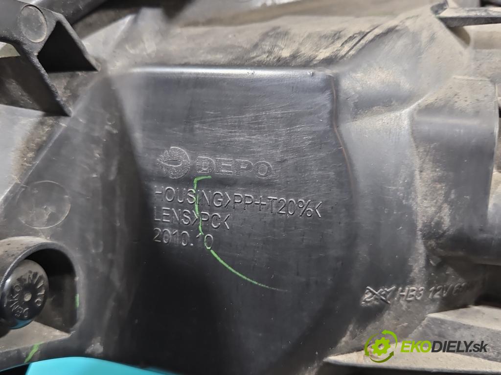 Subaru Impreza III GH 2007-2012 1.5 boxer 107 HP manual 79 kW 1498 cm3 5- Reflektor: pravý  (Pravé)