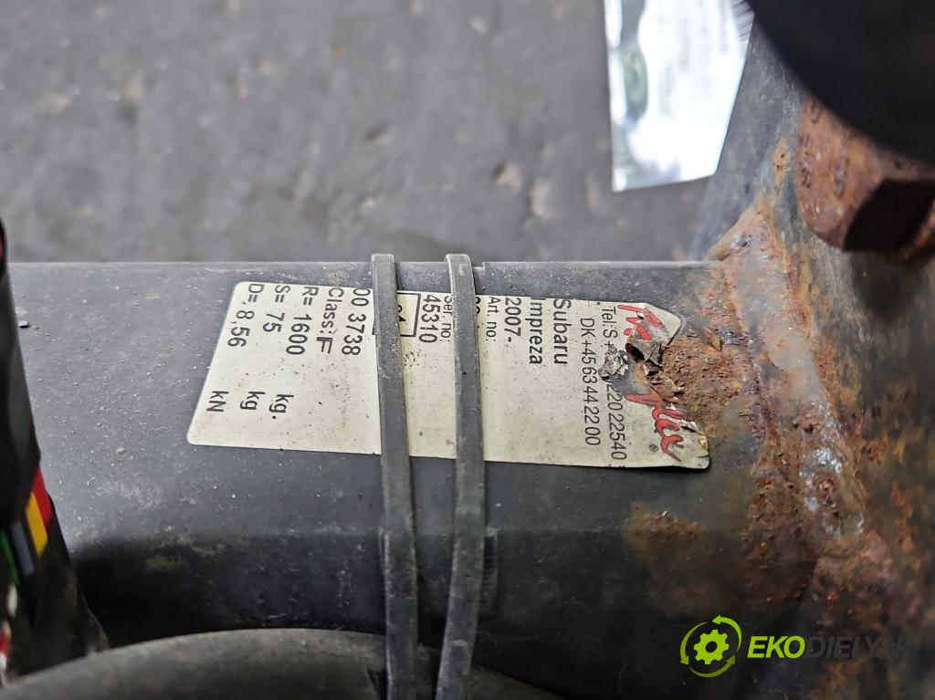 Subaru Impreza III GH 2007-2012 1.5 boxer 107 HP manual 79 kW 1498 cm3 5- oko tažné  (Tažná zařízení)