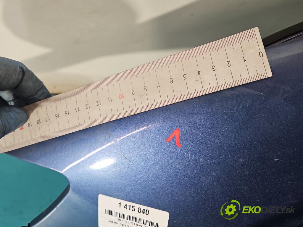 Subaru Impreza III GH 2007-2012 1.5 boxer 107 HP manual 79 kW 1498 cm3 5- blatnik přední levý  (Predné ľavé)