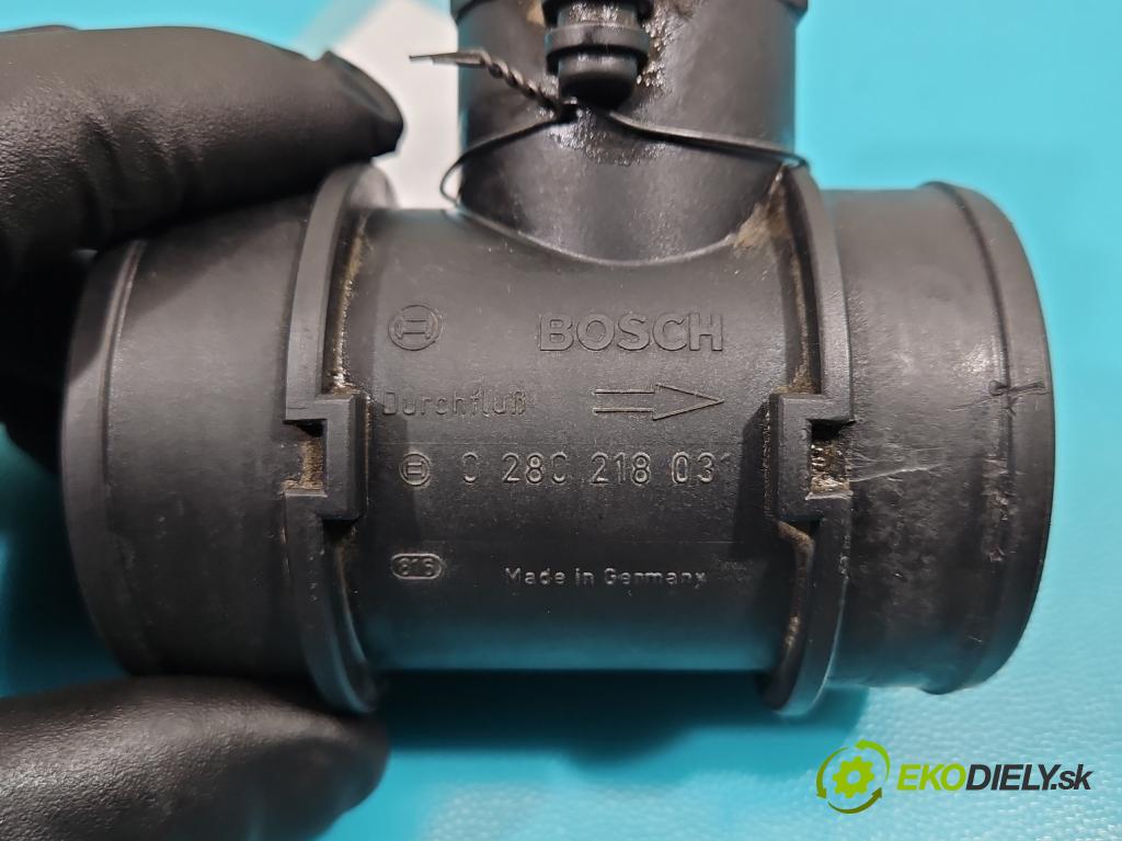 Opel Corsa C 2000-2006 1.0 12V 58 HP manual 43 kW 973 cm3 5- průtokoměr: 0280218031 (Váhy vzduchu)