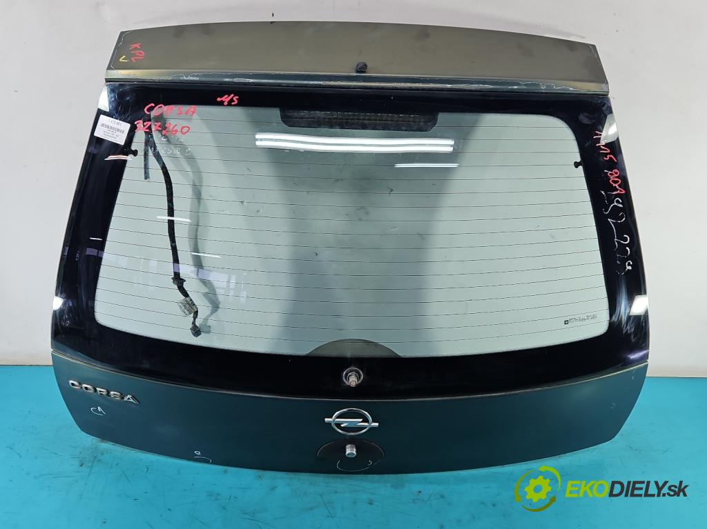 Opel Corsa C 2000-2006 1.0 12V 58 hp manual 43 kW 973 cm3 5- zadní kufrové dveře  (Zadní kapoty)
