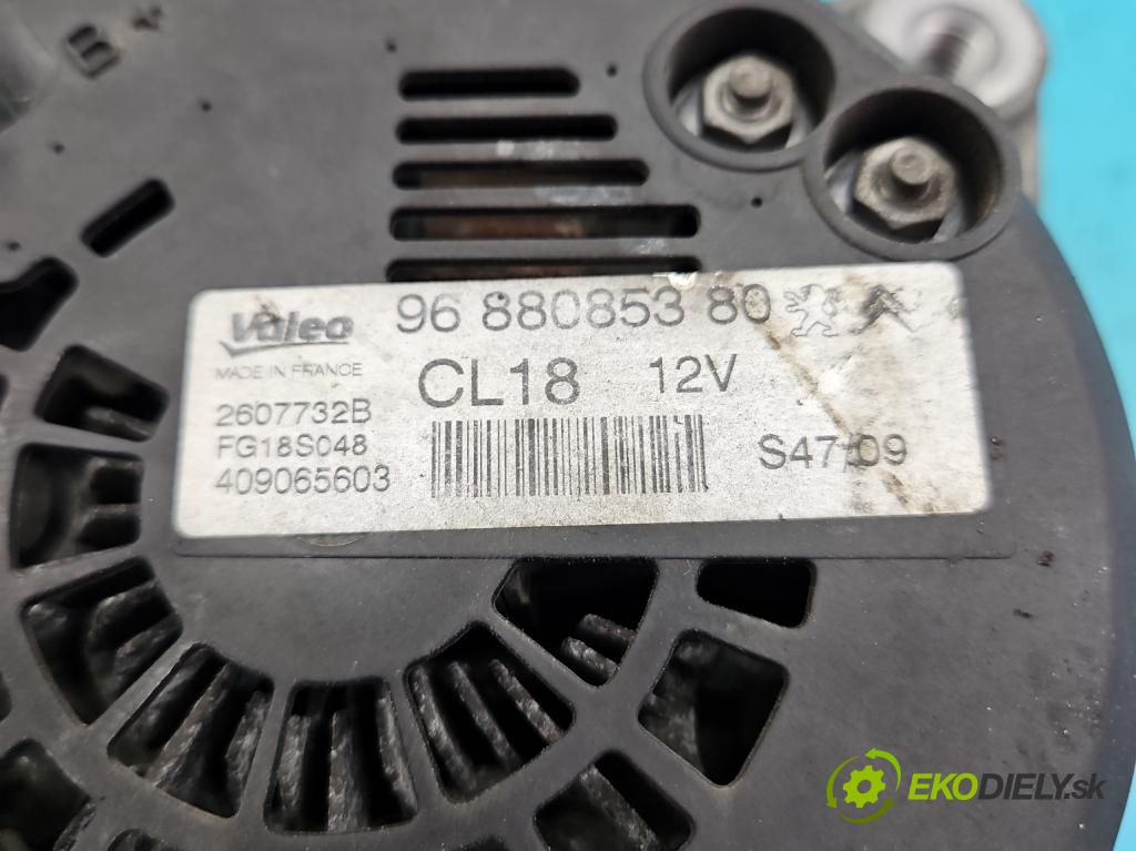 Citroen C5 II 2008-2017 2.0 hdi 140 HP manual 103 kW 1997 cm3 4- Alternator 9688085380 (Alternátory)