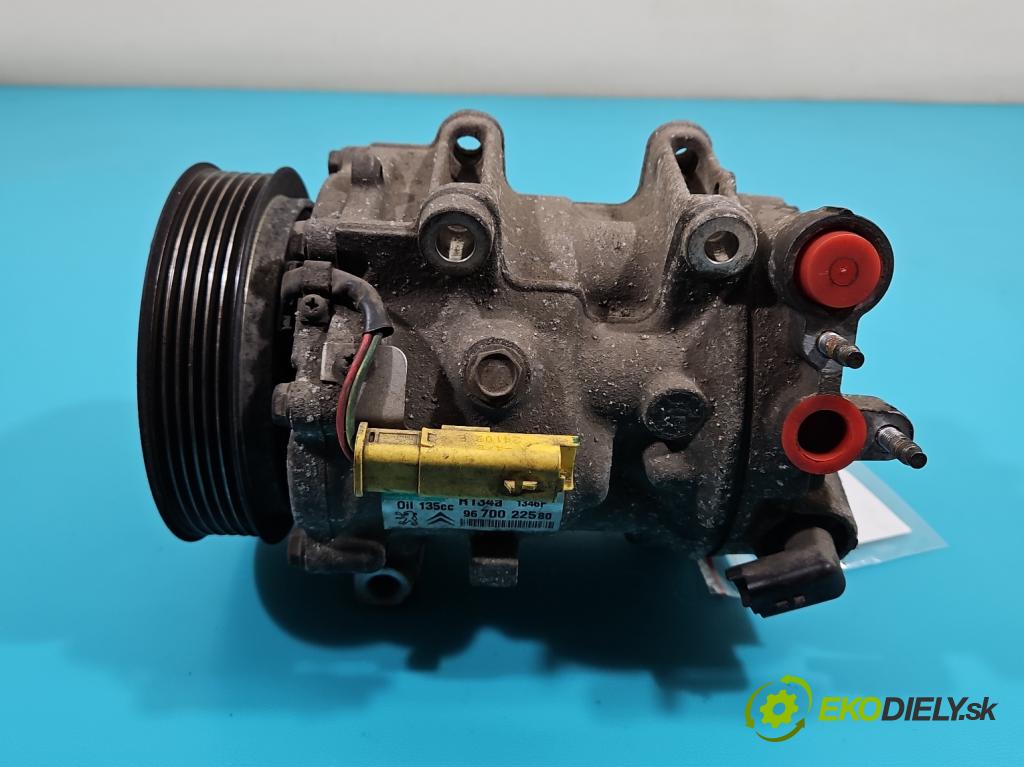 Citroen C5 II 2008-2017 2.0 hdi 140 HP manual 103 kW 1997 cm3 4- Kompresor: klimatizácie 9670022580 (Kompresory klimatizácie)