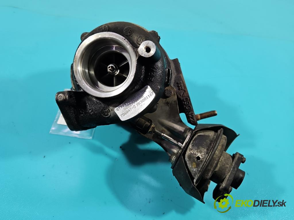 Citroen C5 II 2008-2017 2.0 hdi 140 hp manual 103 kW 1997 cm3 4- Turbodmychadlo 756047-5 (Turbodúchadla (kompletní))