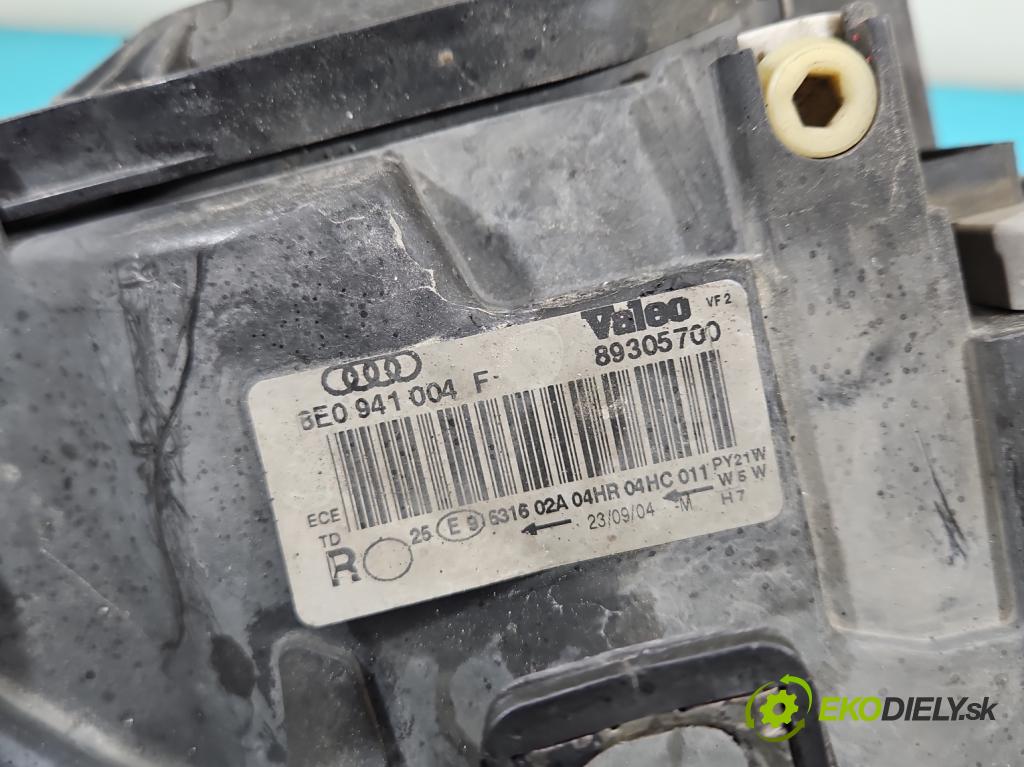 Audi A4 B6 2000-2004 1.9 TDI (AVF) 131 HP manual 96 kW 1896 cm3 4- Reflektor: pravý  (Pravé)