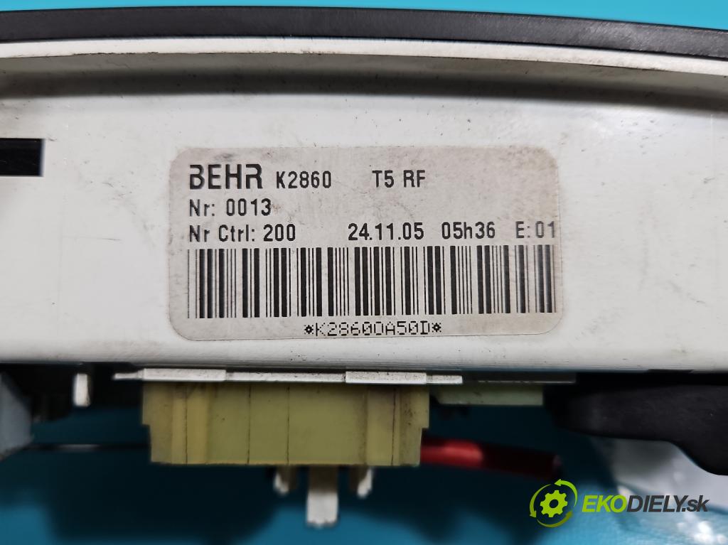 Peugeot 307 1.6 HDI 90 HP manual 66 kW 1560 cm3 5- panel kúrenia K2860
