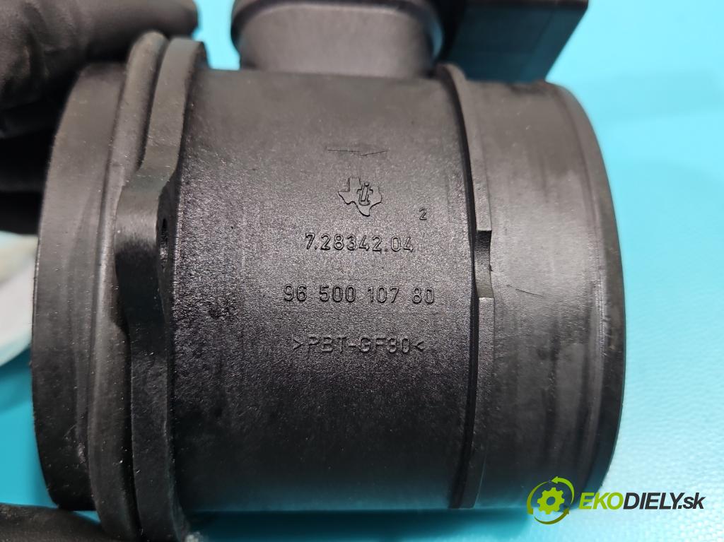 Peugeot 307 1.6 HDI 90 HP manual 66 kW 1560 cm3 5- průtokoměr: 72834204 (Váhy vzduchu)