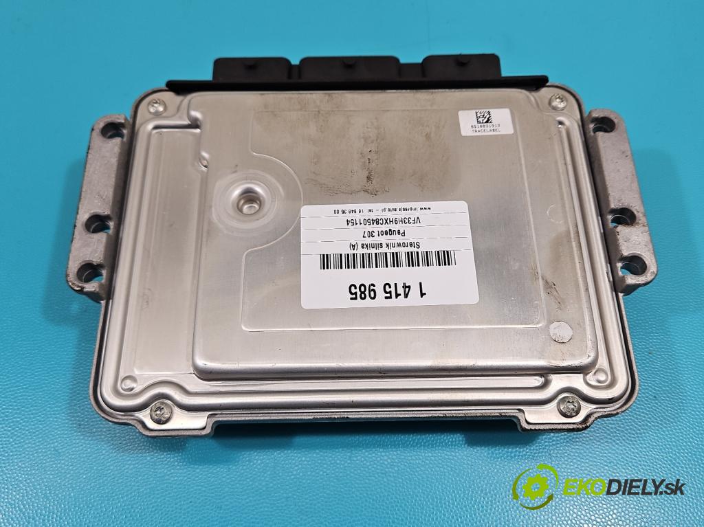 Peugeot 307 1.6 HDI 90 HP manual 66 kW 1560 cm3 5- riadiaca jednotka motora 0281011863