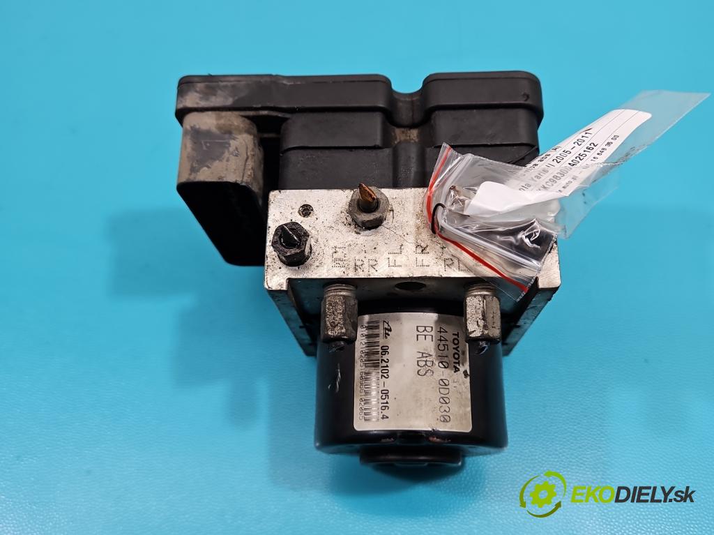 Toyota Yaris II 2005-2011 1.4 D4D 90 HP manual 66 kW 1364 cm3 5- čerpadlo abs 44510-0D030 (Pumpy ABS)