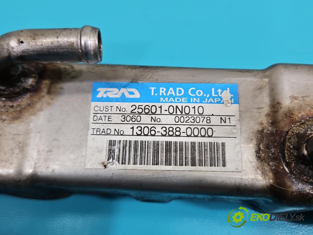Toyota Yaris II 2005-2011 1.4 D4D 90 HP manual 66 kW 1364 cm3 5- chladič výfukové 25601-0N010