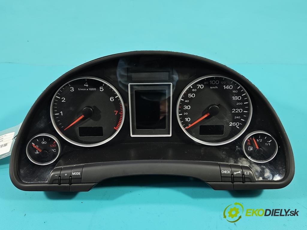 Audi A4 B7 2004-2008 1.8 T 163 HP manual 120 kW 1781 cm3 5- prístrojovka/ budíky 8E0920901C (Prístrojové dosky, displeje)