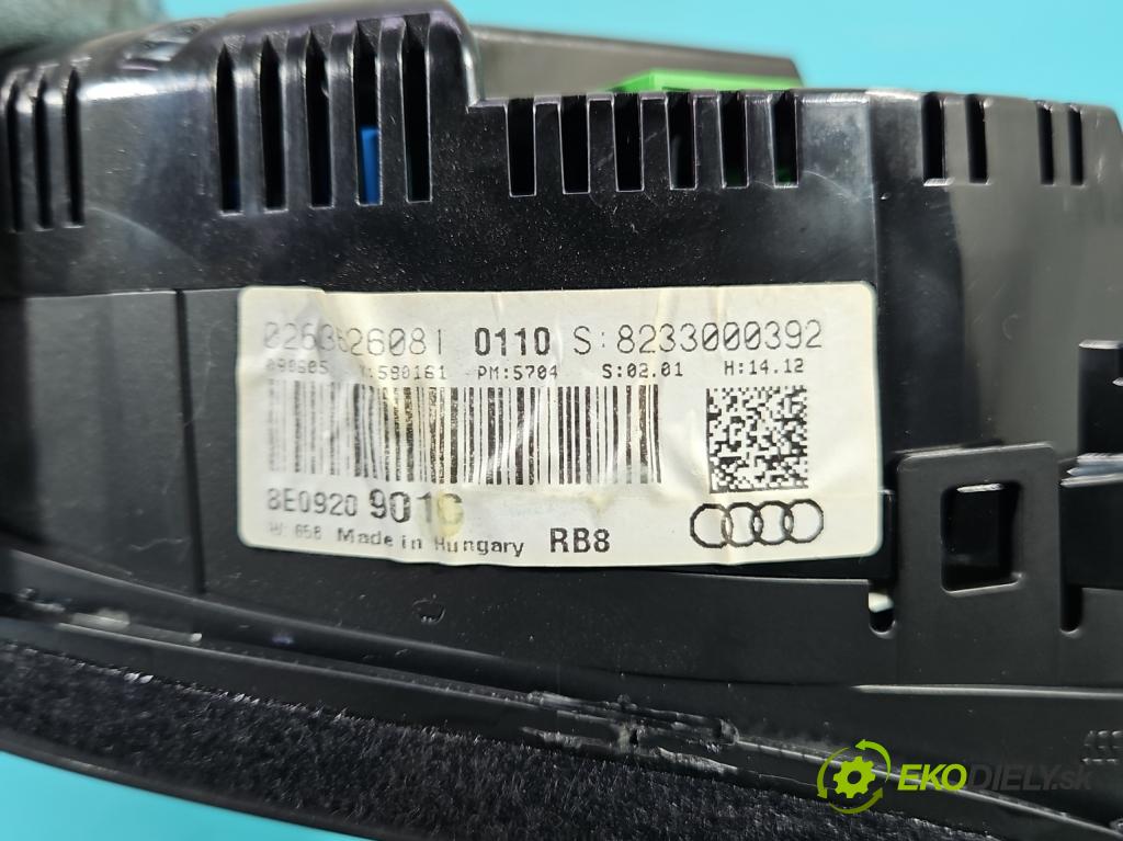 Audi A4 B7 2004-2008 1.8 T 163 HP manual 120 kW 1781 cm3 5- prístrojovka/ budíky 8E0920901C (Prístrojové dosky, displeje)