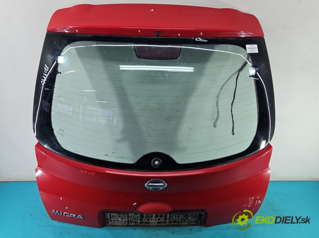 Nissan Micra K12 2003-2010 1.2 16V 65 hp manual 48 kW 1200 cm3 5- zadní kufrové dveře  (Zadní kapoty)