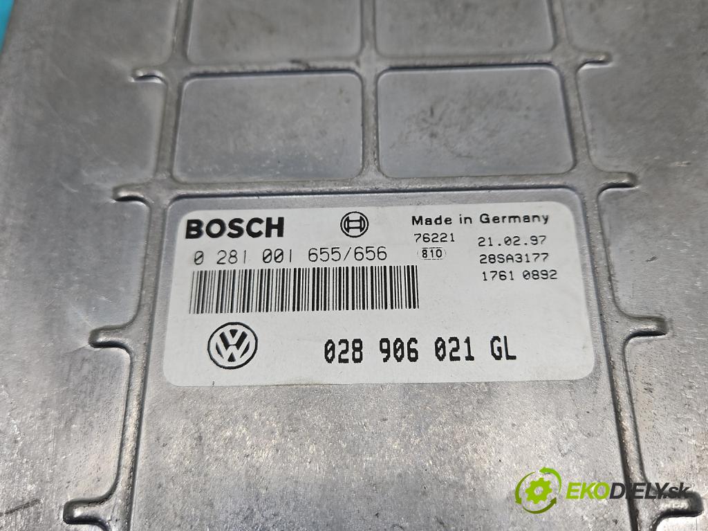Audi A4 B5 1994-2001 1.9 TDI 90 HP manual 66 kW 1896 cm3 4- riadiaca jednotka motora 0281001655/656