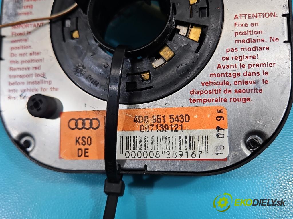 Audi A4 B5 1994-2001 1.9 TDI 90 HP manual 66 kW 1896 cm3 4- Páska: airbag 4D0951543D (Airbagy)