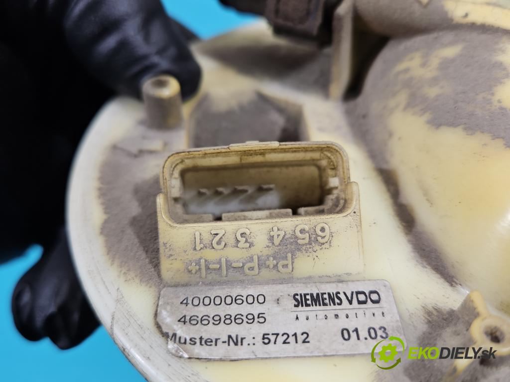 Fiat Panda II 2003-2012 1.1b 54 hp manual 40 kW 1108 cm3 5- čerpadlo paliva 46698695