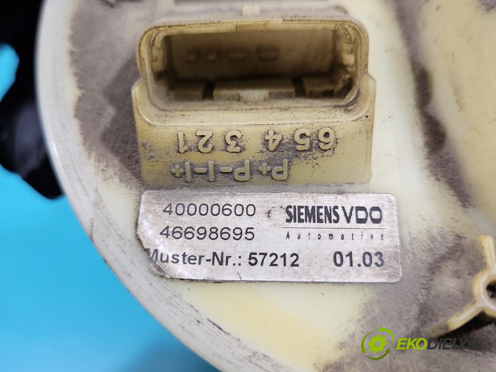 Fiat Panda II 2003-2012 1.1b 54 hp manual 40 kW 1108 cm3 5- čerpadlo paliva 46698695