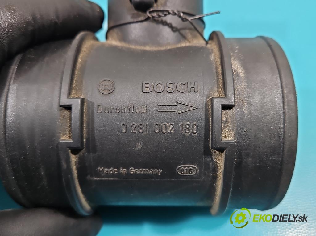 Opel Combo C 2001-2011 1.7 DTI 75 HP manual 55 kW 1686 cm3 4- průtokoměr: 0281002180 (Váhy vzduchu)