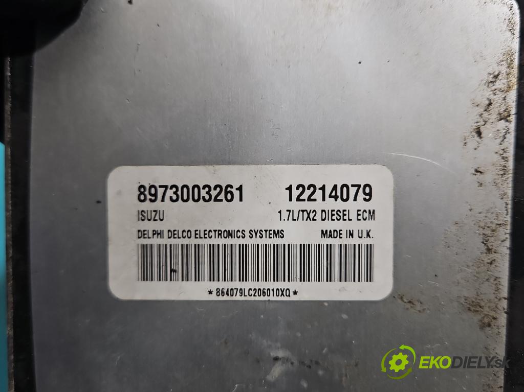 Opel Combo C 2001-2011 1.7 DTI 75 HP manual 55 kW 1686 cm3 4- riadiaca jednotka motora 8973003261