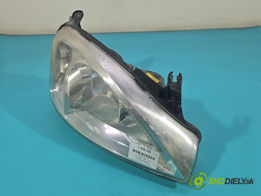 Opel Combo C 2001-2011 1.7 CDTI 101 HP manual 74 kW 1686 cm3 5- Reflektor: pravý 0301172208 (Pravé)