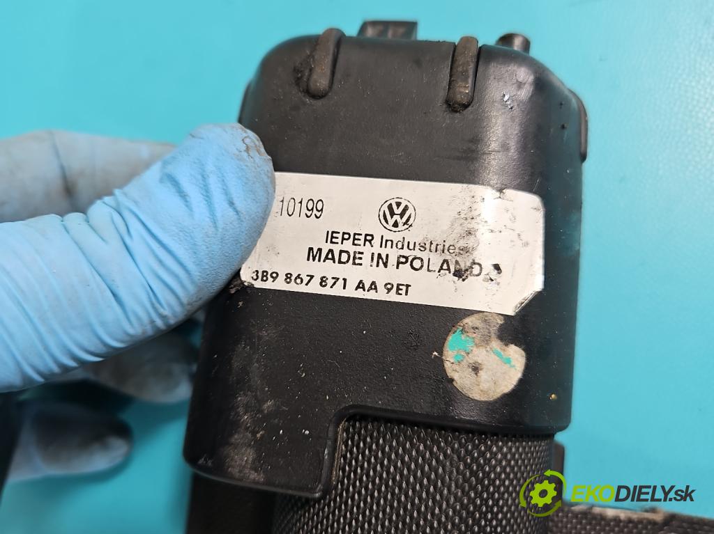 Vw Passat B5 1995-2005 1.9 TDI 110 HP manual 81 kW 1896 cm3 5- roleta 3B9867871AA (Rolety kufra)