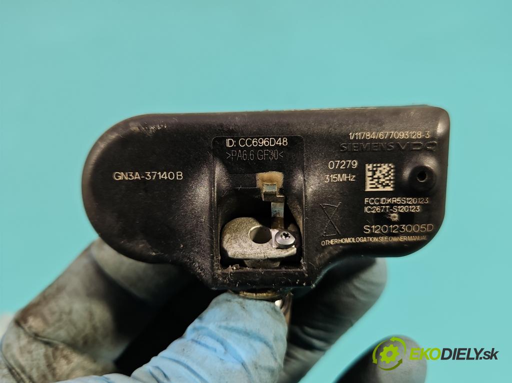 Mazda CX-9 2006-2015 3.7 V6 273KM: automatic 201 kW 3726 cm3 5- snímač tlaku pneumatika S120123005D (Snímače tlaku v pneumatikách)