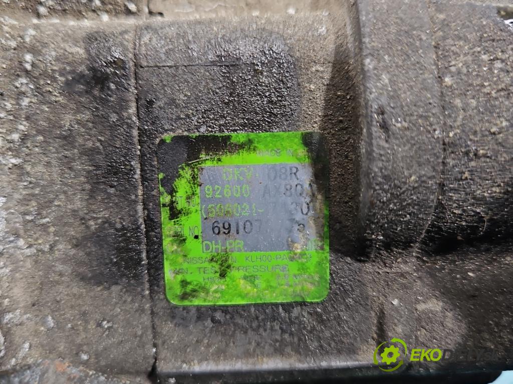 Nissan Note I 2006-2012 1.4 16V 88 HP manual 65 kW 1386 cm3 5- Kompresor: klimatizácie  (Kompresory klimatizácie)