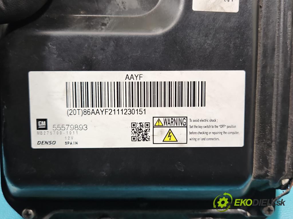 Opel Astra IV 2009-2015 1.7 CDTI 125 hp manual 92 kW 1686 cm3 5- řídící jednotka motoru 55579893