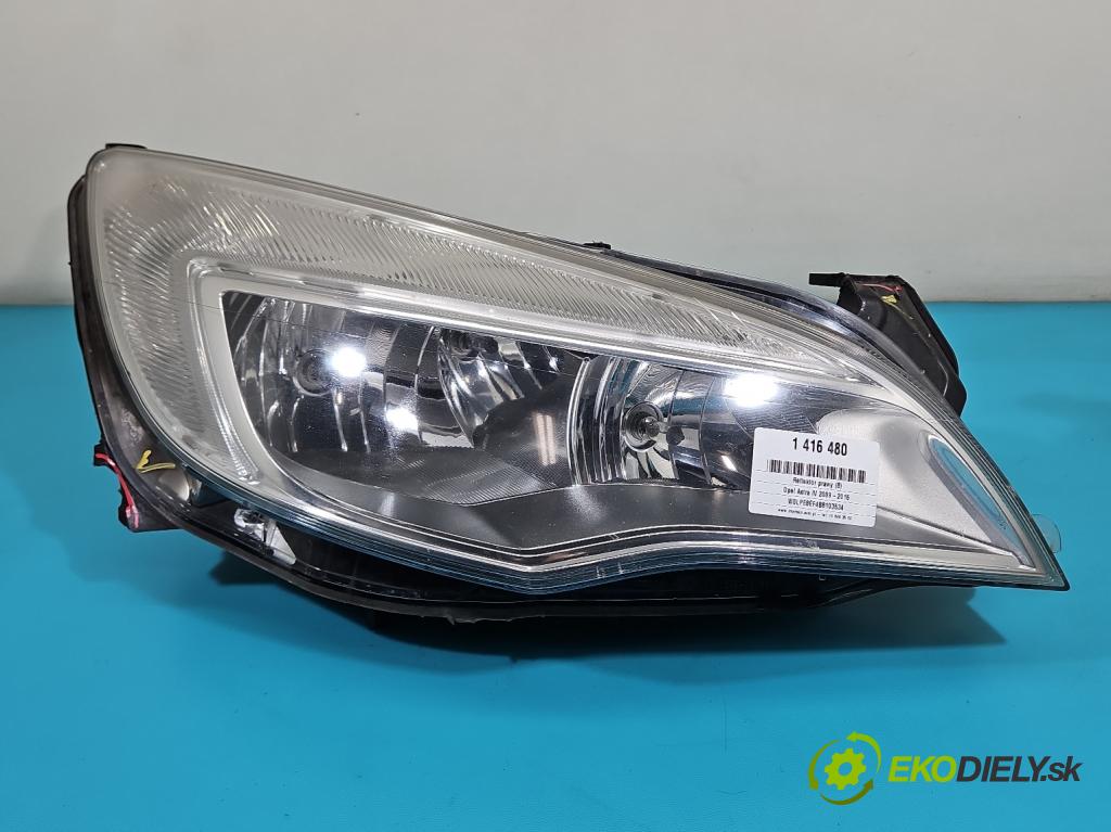 Opel Astra IV 2009-2015 1.7 CDTI 125 HP manual 92 kW 1686 cm3 5- Reflektor: pravý 13253647 (Pravé)
