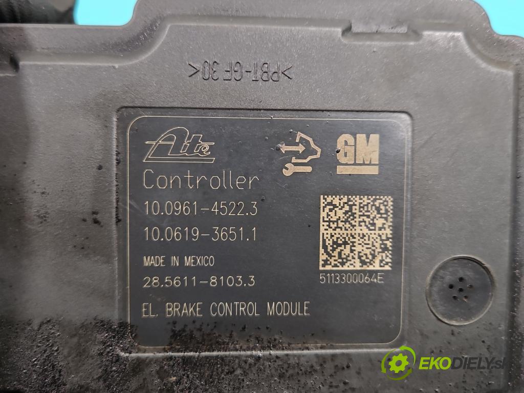 Opel Astra IV 2009-2015 1.7 CDTI 125 HP manual 92 kW 1686 cm3 5- čerpadlo abs 13356789 (Pumpy ABS)