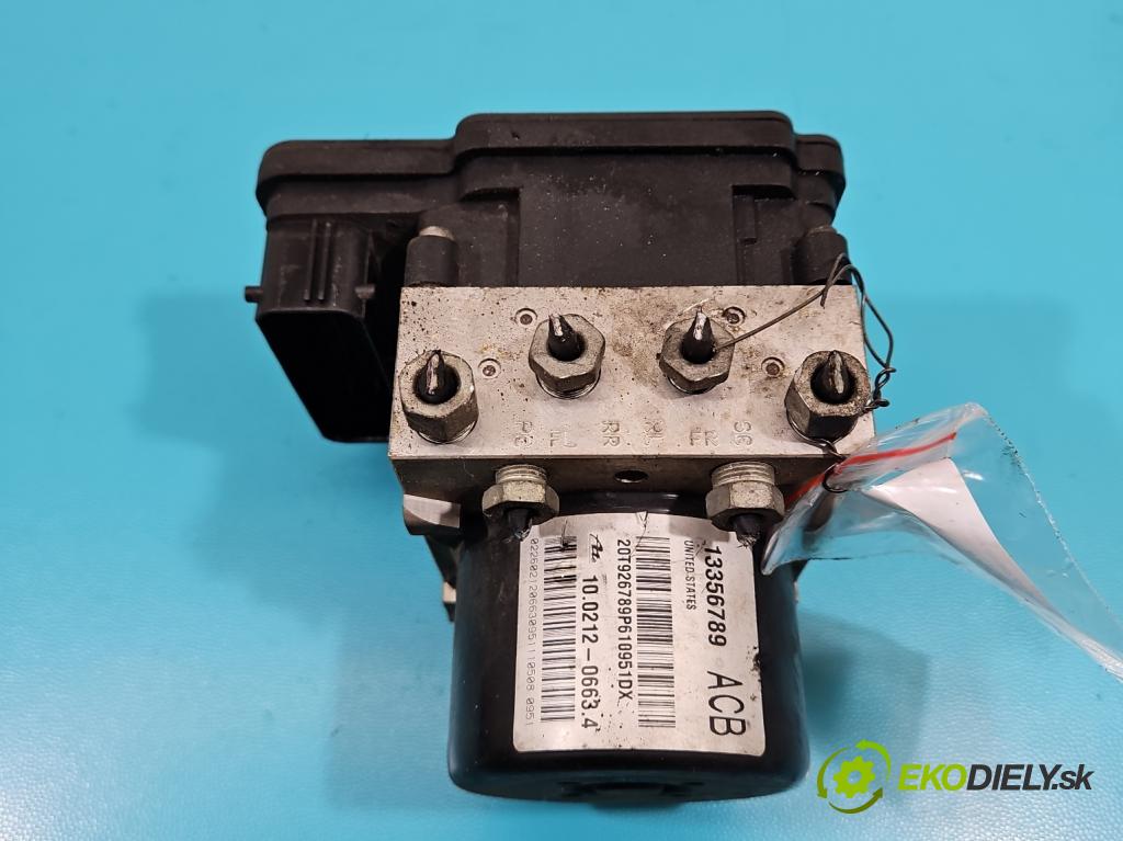 Opel Astra IV 2009-2015 1.7 CDTI 125 HP manual 92 kW 1686 cm3 5- čerpadlo abs 13356789 (Pumpy ABS)