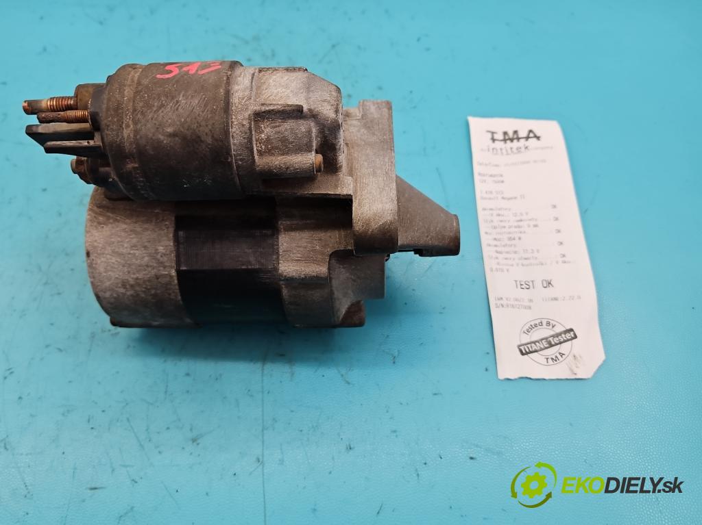 Renault Megane II 2003-2008 1.4 16V 98 HP manual 72 kW 1390 cm3 5- štartér 8200266777 (Štartéry)