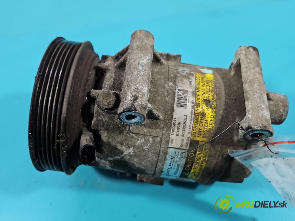 Renault Megane II 2003-2008 1.4 16V 98 HP manual 72 kW 1390 cm3 5- Kompresor: klimatizácie 8200050141 (Kompresory klimatizácie)