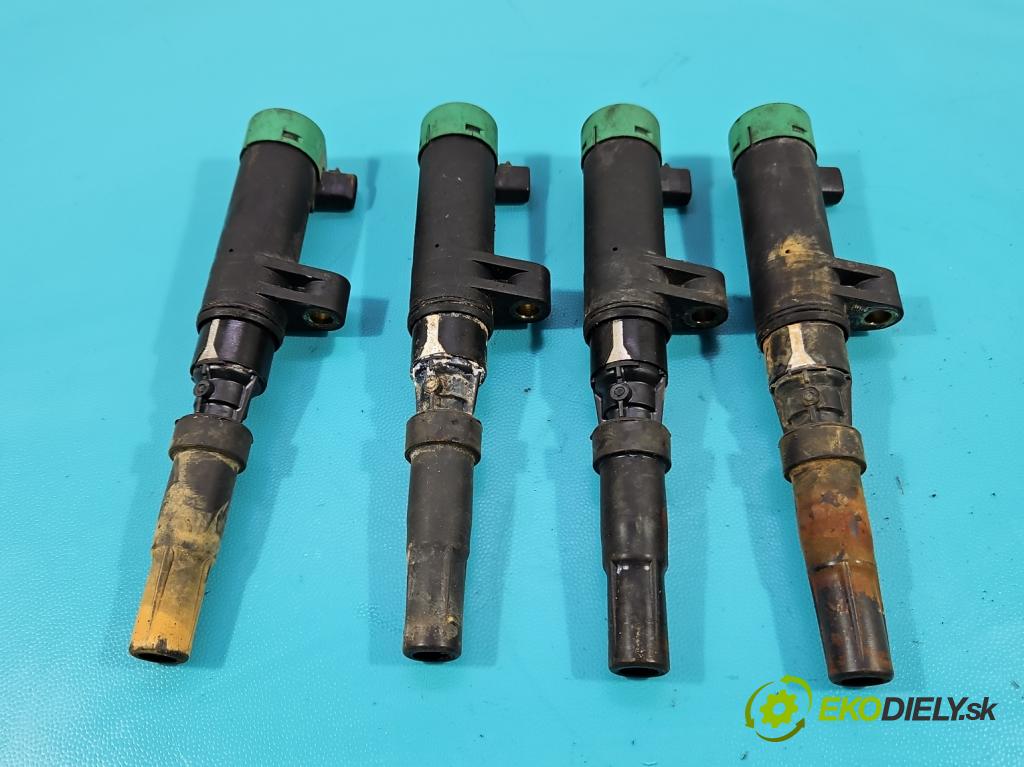 Renault Megane II 2003-2008 1.4 16V 98 HP manual 72 kW 1390 cm3 5- cievka zapaľovacia 2163121-9 (Zapaľovacie cievky, moduly)