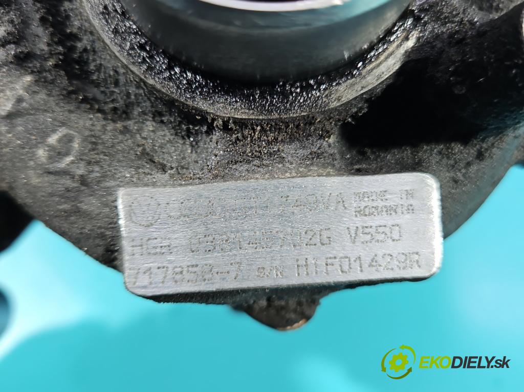 Audi A4 B6 2000-2004 1.9 TDI (AVF) 131 hp manual 96 kW 1896 cm3 4- Turbodmychadlo 717858-7 (Turbodúchadla (kompletní))