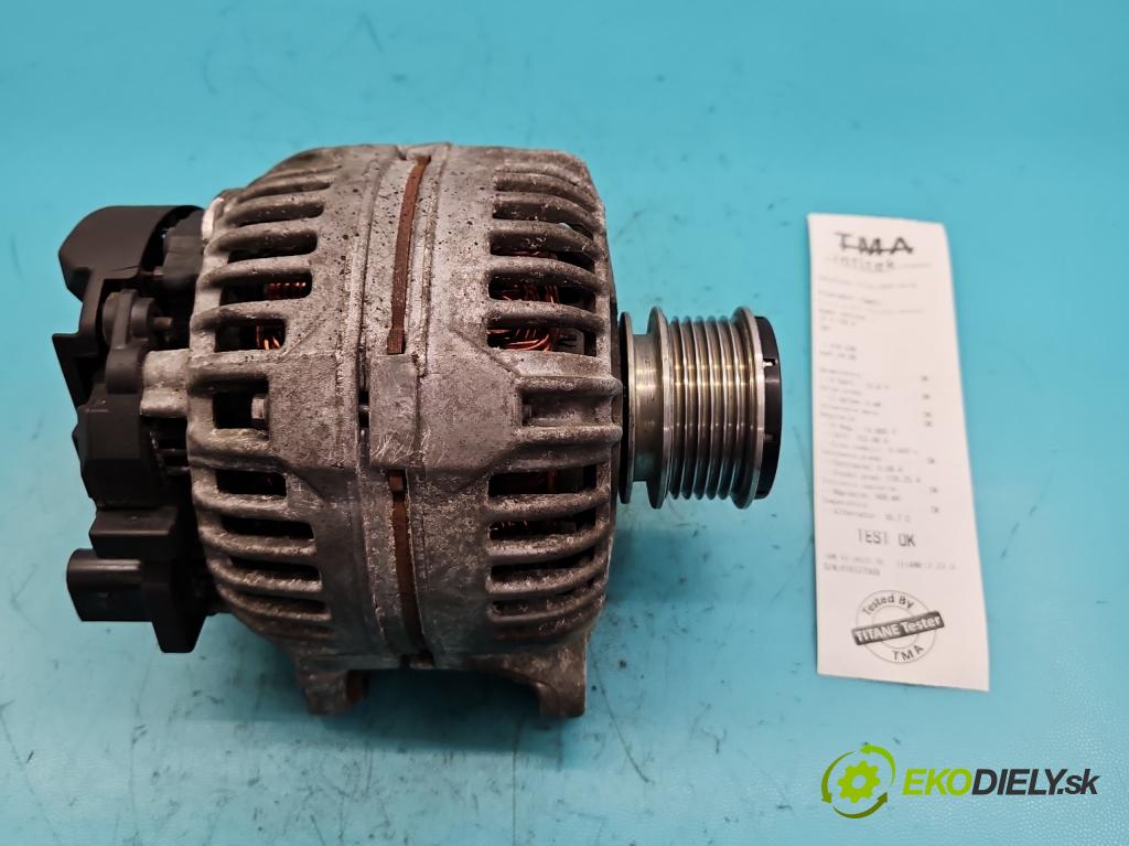 Audi A4 B6 2000-2004 1.9 TDI (AVF) 131 HP manual 96 kW 1896 cm3 4- Alternator 0124525092 (Alternátory)