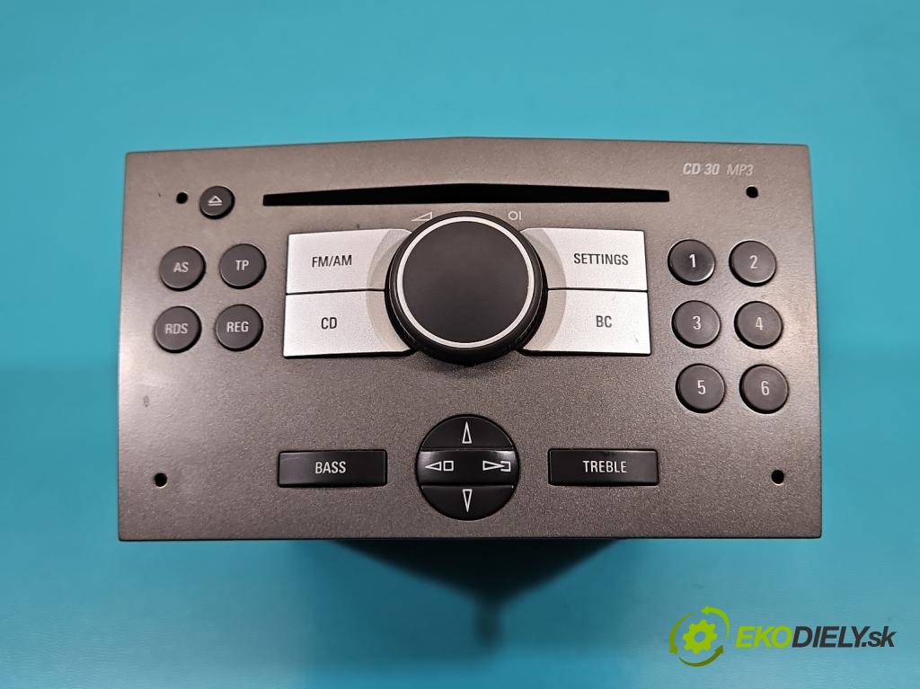 Opel Astra III 2004-2014 1.8 16V 125 HP manual 92 kW 1796 cm3 5- Radio originál 13154304