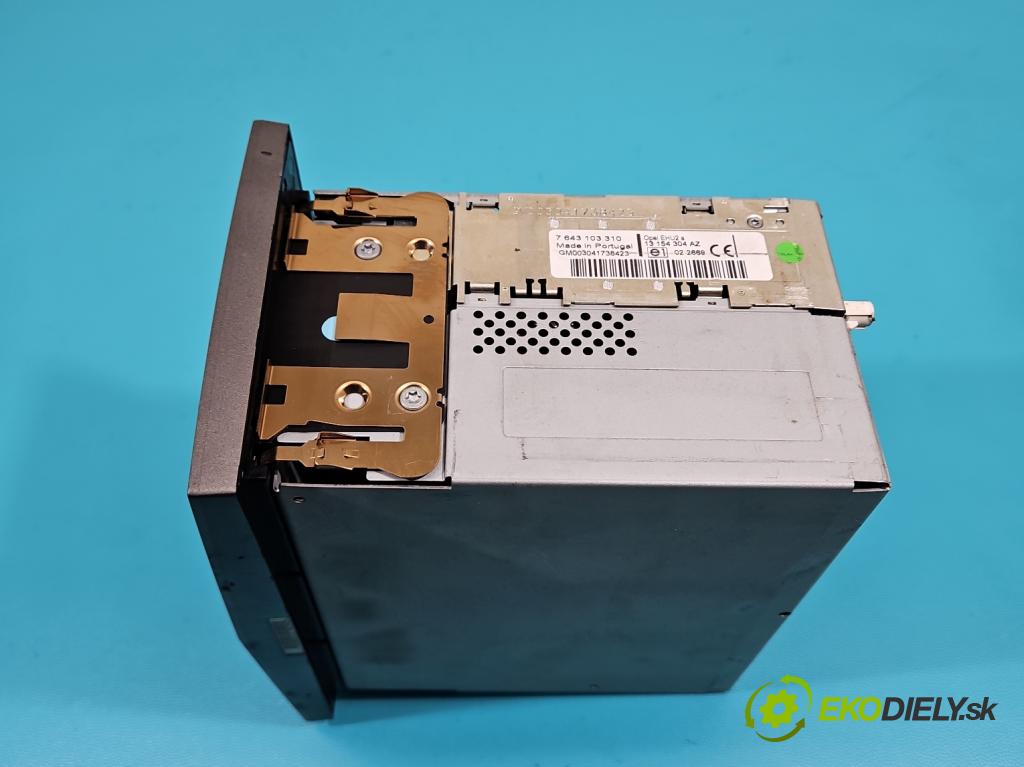 Opel Astra III 2004-2014 1.8 16V 125 HP manual 92 kW 1796 cm3 5- Radio originál 13154304