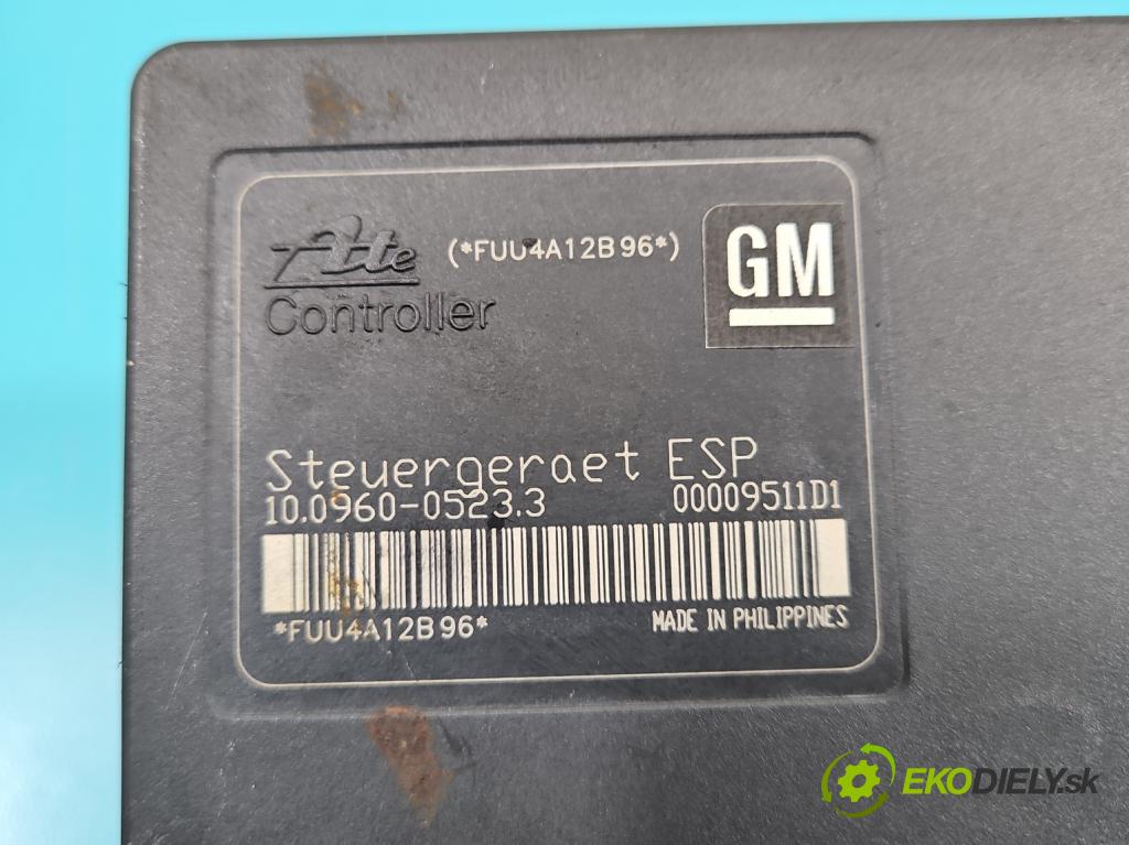 Opel Astra III 2004-2014 1.8 16V 125 HP manual 92 kW 1796 cm3 5- čerpadlo abs 13168728 (Pumpy ABS)